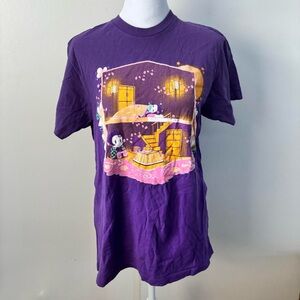 Purple Graphic Short Sleeve Tee